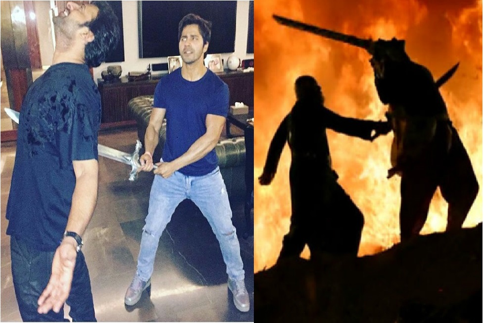 ಕಟ್ಟಪ್ಪನ ಕತ್ತಿಯಿಂದ ಪ್ರಭಾಸ್ ಗೆ ಇರಿದ ವರುಣ್ ಧವನ್!